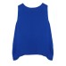 L-5XL Casual Lady Soft Reversible Layer Solid Sleeveless Tank Tops