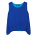 L-5XL Casual Lady Soft Reversible Layer Solid Sleeveless Tank Tops