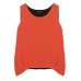 L-5XL Casual Lady Soft Reversible Layer Solid Sleeveless Tank Tops