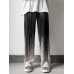 Men Gradient Color Striped Tie-dye Ombre Print Loose Fit Pants