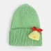 Men Knitted Hat Christmas Cartoon Decoration All-match Warmth Brimless Beanie Hat for Women