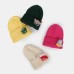 Men Knitted Hat Christmas Cartoon Decoration All-match Warmth Brimless Beanie Hat for Women