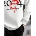 Mens Chinese New Year Dragon Print Crew Neck Pullover Sweatshirts