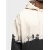 Mens Chinese Style Ink Print Kangaroo Pocket Drawstring Hoodies