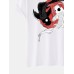 Mens Chinese Yin Yang Carp Print Crew Neck Short Sleeve T-Shirts