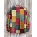 Mens Color Block Patchwork Crew Neck Loose Pullover Sweatshirts