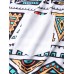 Mens Colorful Geometric Print Chest Pocket Ethnic Short Sleeve T-Shirts