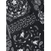 Mens Ethnic Paisley Japanese Print Patchwork Loose Shorts