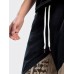 Mens Ethnic Pattern Patchwork Loose Drawstring Waist Pants