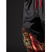 Mens Ethnic Print Contrast Patchwork Loose Drawstring Waist Pants