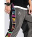 Mens Ethnic Side Printed Multi Pocket Ankle Length Pants