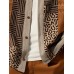 Mens Ethnic Tribal Print Patchwork Button Up Long Sleeve Shirts