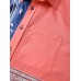 Mens Ethnic Vintage Floral Print Color Block Short Sleeve Shirts
