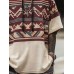 Mens Geometric Ethnic Pattern Hooded Short Sleeve T-Shirts