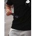 Mens Heart Gesture Print Valentine's Day Casual Short Sleeve T-Shirts