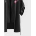 Mens Japanese Cherry Blossoms Print Open Front Loose Kimonos