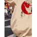 Mens Japanese Crane Floral Back Print Short Sleeve T-Shirts