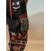 Mens Smile Ethnic Geometric Print Patchwork Loose Drawstring Pants