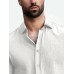 Mens Solid Casual Lapel Collar Short Sleeve Shirts