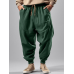 Mens Solid Casual Loose Drawstring Waist Sweatpants With Pocket