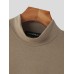 Mens Solid Half-Collar Short Sleeve T-Shirt