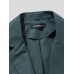 Mens Solid Lapel 3/4 Sleeve Casual Blazer