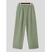 Mens Solid Loose Casual Straight Pants