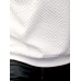 Mens Solid Texture Crew Neck Casual Pullover Sweatshirts