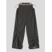 Mens Striped Cutout Drawcord Waist Pants