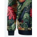 Mens Tropical Plant Print Kangaroo Pocket Vacation Hoodies