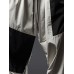 Mens Two Tone Patchwork Loose Drawstring Waist Pants With Pocket