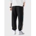 Mens Vintage Geometric Side Print Casual Drawstring Sweatpants