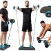 Multifunctional Home Abdominal Wheel Roller w/ Resistance Bands Muscle Training Workout Tools