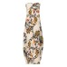 Sleeveless O-neck Loose Causal Floral Print Maxi Dress