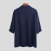 Summer Mens Baggy Loose T Shirts Long Sleeve Casual Leisure Yoga Blouse Tops Tees