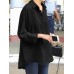 Turn-Down-Collar Casual Loose Simple Blouse For Women