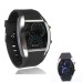 Unisex Fashion Square Silicone Rubber Band Binary DOT LED Quartz Watch