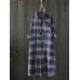 Women Long Sleeve Plaid Casual Asymmetrical Long Blouse