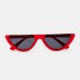 Women Retro Fashion Outdoor UV Protection Cat Eye Lower Half Frame Sunglasses