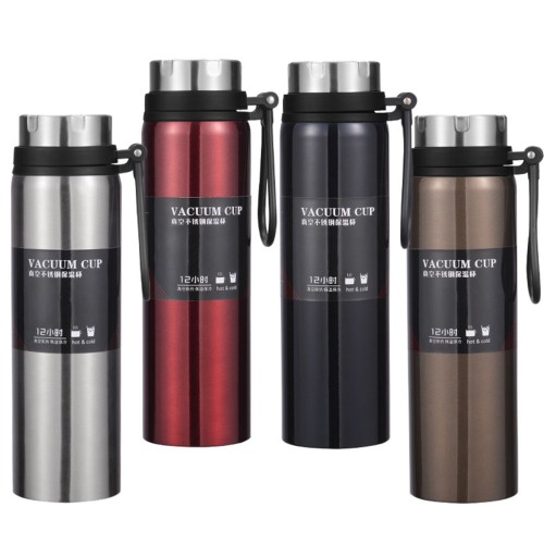 1L Stainless Steel Vacuum Cup Camping Travel Sport Thermos Cup Insulated Water Bottle