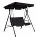 2 Seats Garden Swing Canopy Cover Seat Cover Waterproof Hammock Chair Spare Patio Replacement Awning