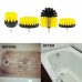 7pc/set Attachable Electric Drill Brushes Scouring Pad For Cleaning Flooring Brick Pool Tile Ceramic Marble Grout Bathroom Car