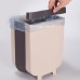 8L Hanging Folding Garbage Bin Trash Can Waste Bin for Car Kitchen Office Bedroom