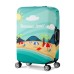 Honana Cartoon Cute Animal Elastic Luggage Cover Trolley Case Cover Warm Travel Suitcase Protector