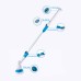 Rechargeable Bathtub Tiles Power Floor Cleaner Brush Cordless Handle Telescopic Cleaning Mops Tools With 3 Replaceable Brush Heads