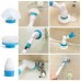 Rechargeable Bathtub Tiles Power Floor Cleaner Brush Cordless Handle Telescopic Cleaning Mops Tools With 3 Replaceable Brush Heads