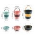 Space Saving Collapsible Bucket Foldable Portable Small Plastic Water Supplies for Outdoor Garden Camping Fishing Car Wash