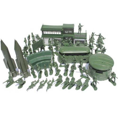 56PCS 5CM  Military Soldiers Set Kit Figures Accessories Model For Kids Children Christmas Gift Toys