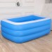 3-Layer Blue And White Inflatable Foldable Portable Swimming Pool Bathtub for Adult Children Home