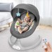 Bioby Electric Baby Swing Chair Five Swing Angle Modes Baby Rocking Chairs Bluetooth Music Remote Control Baby Bouncer